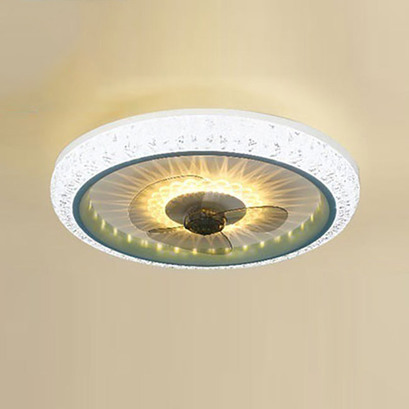 Circolo acrilico Vecchia con soffitto Light Set Aibture Macaron LED Flush Monte Lighting per camera da letto