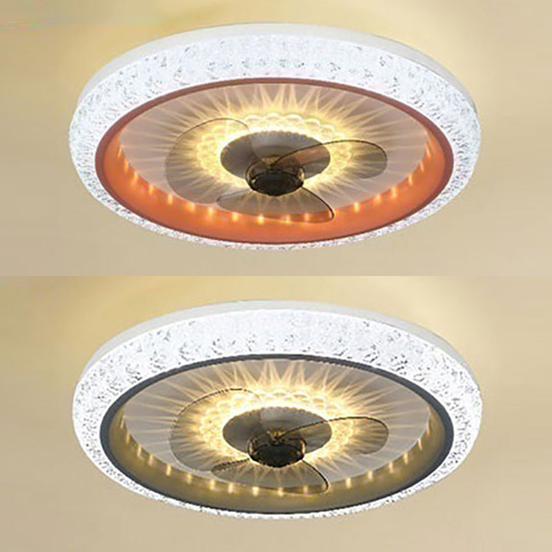 Circolo acrilico Vecchia con soffitto Light Set Aibture Macaron LED Flush Monte Lighting per camera da letto