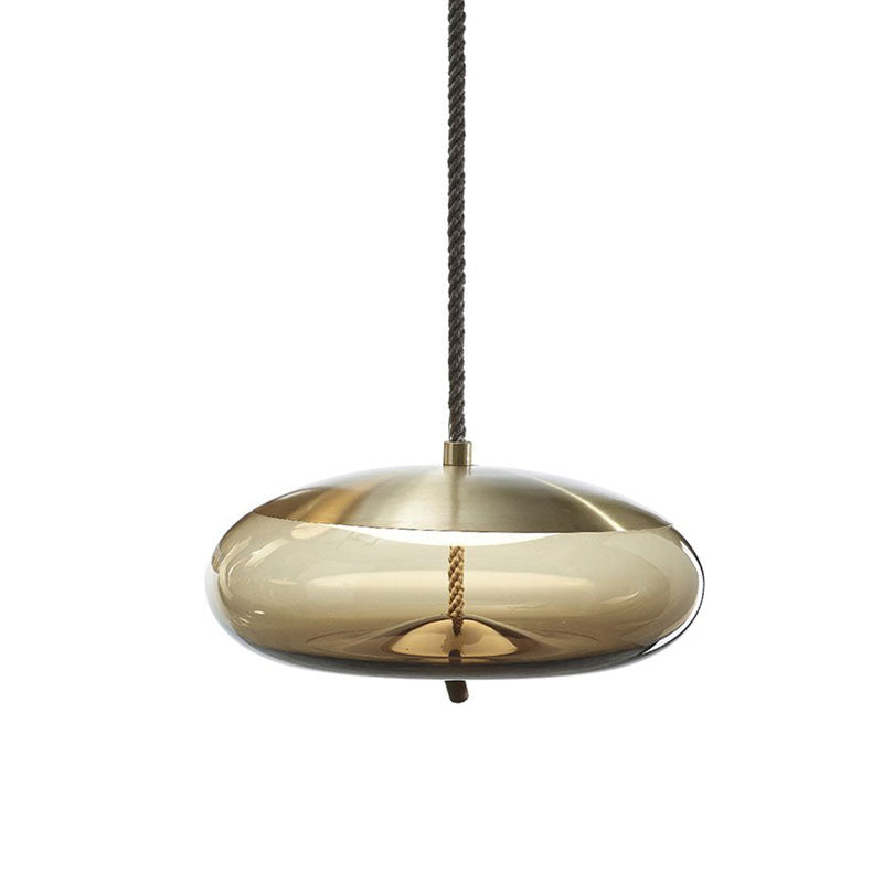 Modern Simplicity Glass Pendant Light Ceiling Lighting Fixture for Living Room