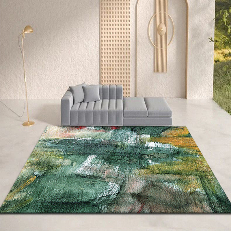 Simplicity Area Carpet Minimalist Rug Polyester Stain Resistant Area Rug for Home Decor