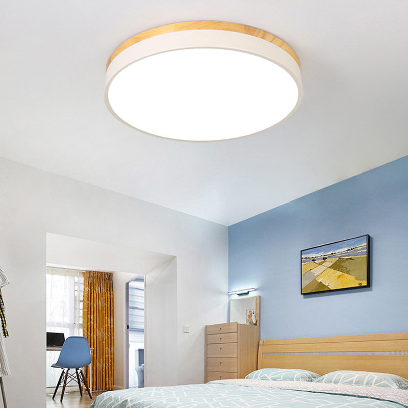 Ronde kap 1-lichts inbouw moderne, eenvoudige stijl inbouw plafondlamp