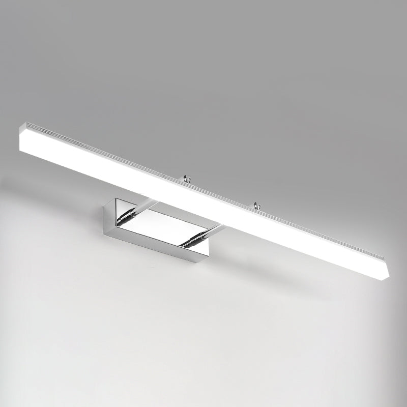 Metallic Bar Eitelkeitlicht zeitgenössische LED -Wandhalterung für Badezimmer