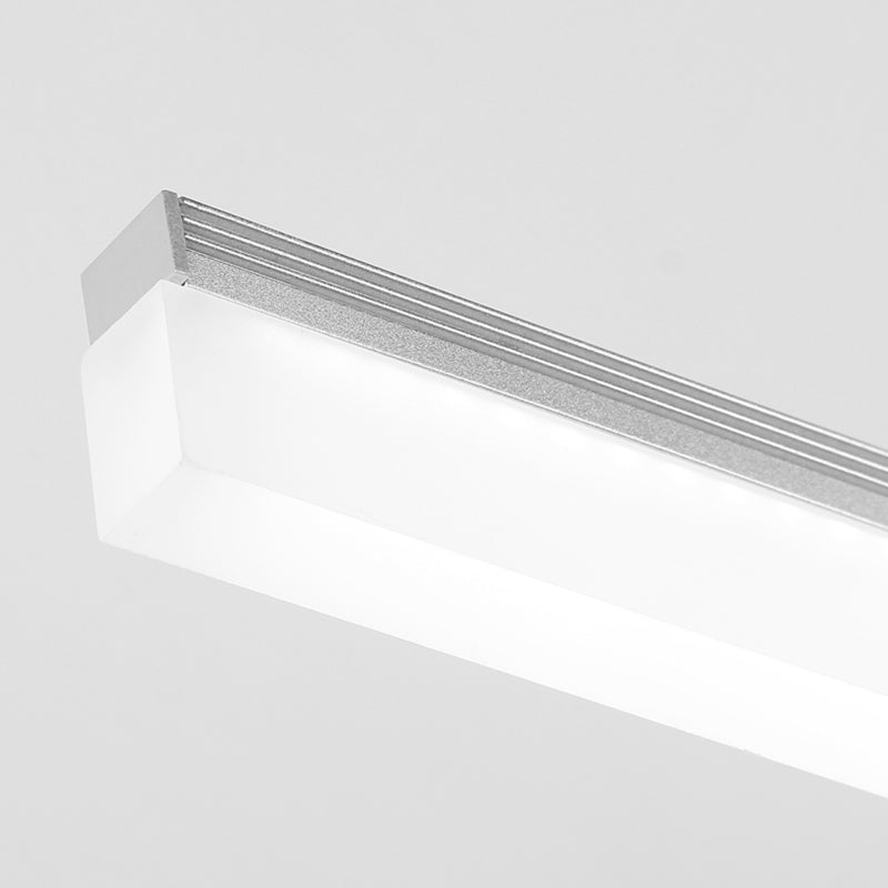 Metallic Bar Eitelkeitlicht zeitgenössische LED -Wandhalterung für Badezimmer