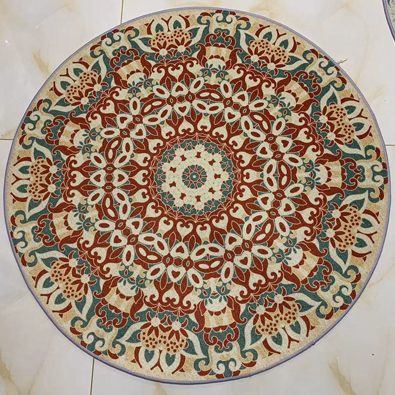 Tappeto di fantasia marocchino con tappeto di poliestere di poliestere stampare tappeti per soggiorno per soggiorno