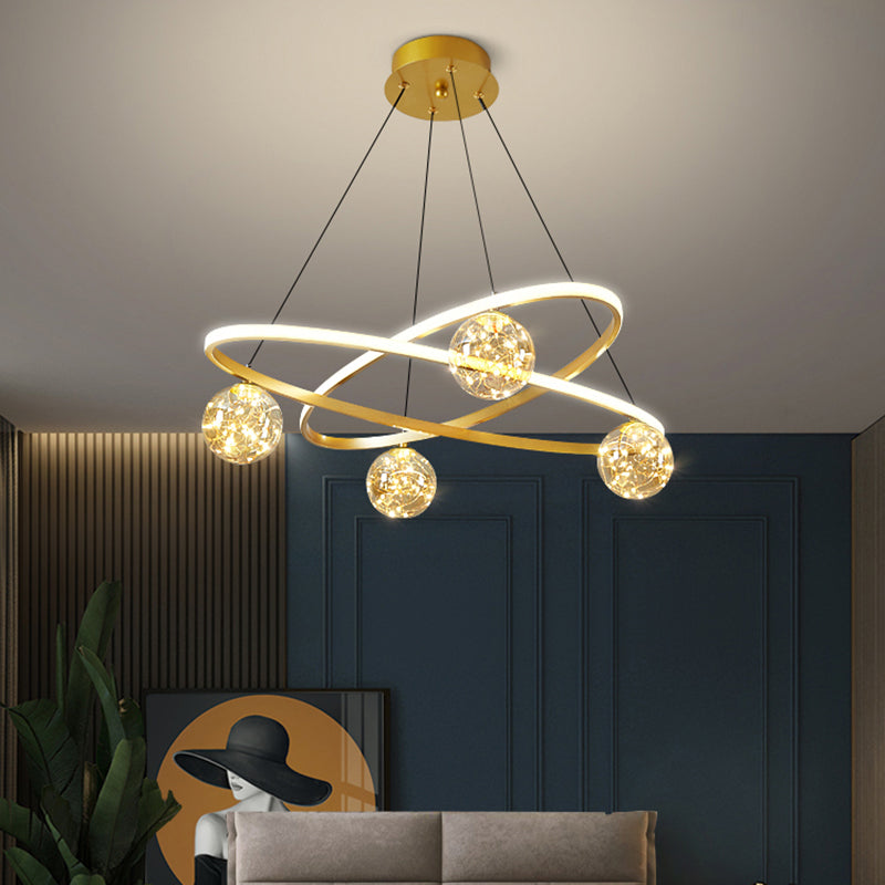 LED de style nordique luxueux léger LED PRENDANT POUR LE SALLE DE CHAMBRE SOI