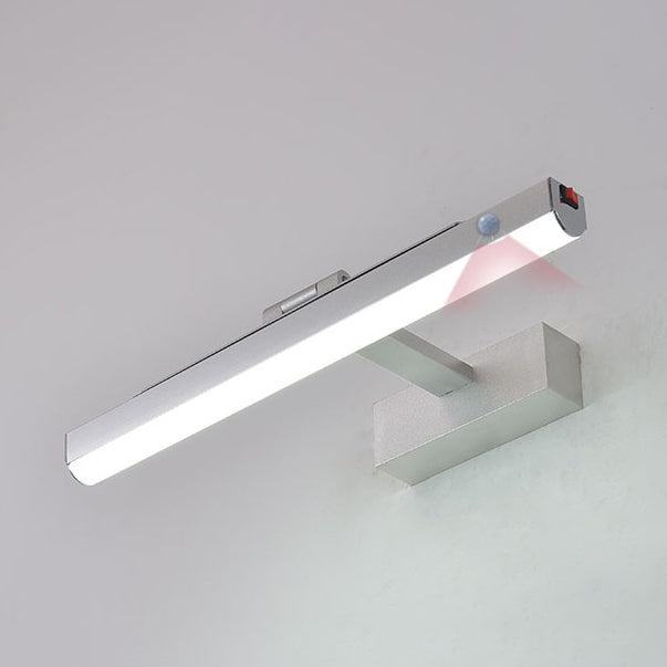 Modern Simplicity Intelligent Sensor Lighting Fixture for Bathroom Powder Room Washroom