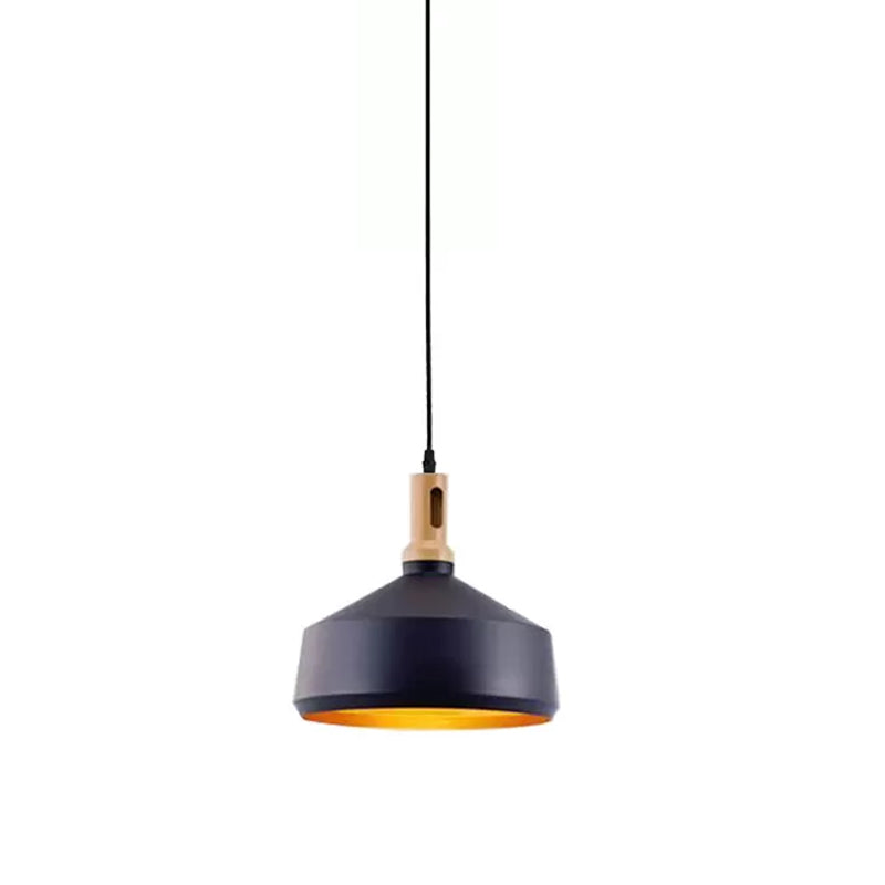 Geometric Industrial Bowl Pendant Light Metal 1 Light Pendant Lighting Fixtures