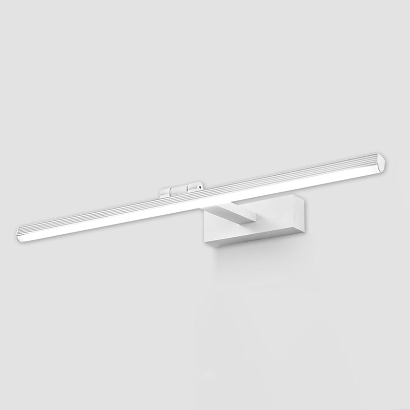 LED Vanity Wall Light Fixtures with Silicone Shade Modern Mirror Front Light