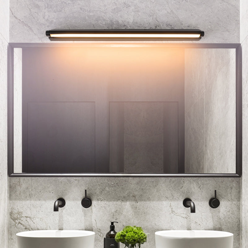 Black Vanity Wall Light Fixtures Modern Mirror Front Light LED Vanity Lights