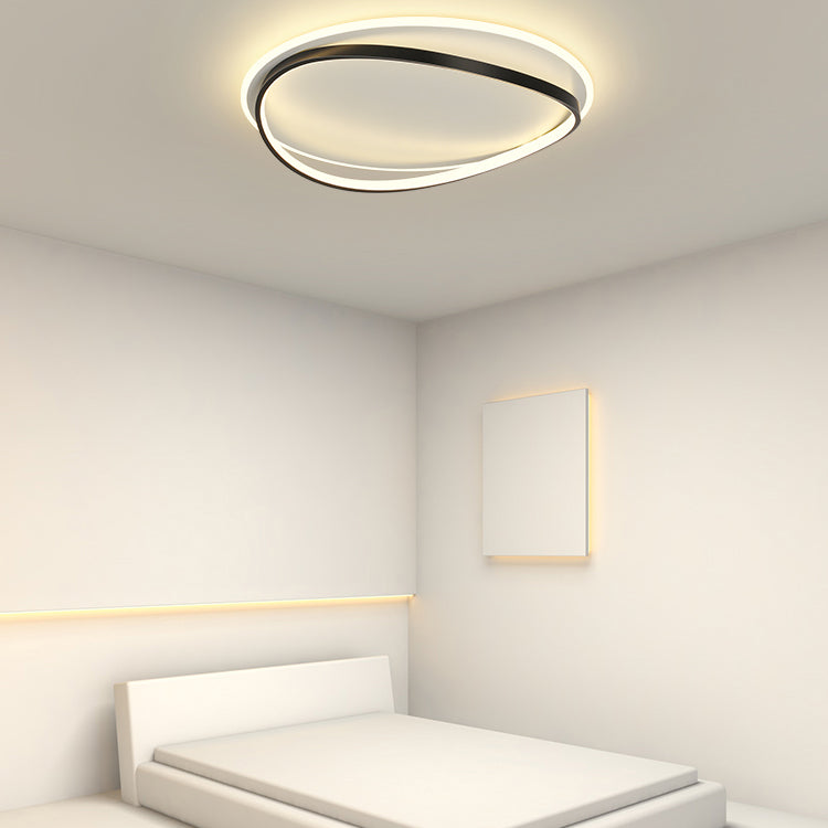 Contemporary Geometric Flush Mount Light Led Flush Mount Ceiling Light Fixture