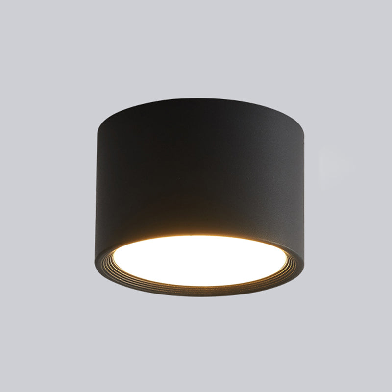 Cylinder Led Surface Mount Ceiling Light Modern Flush Mount Chandelier