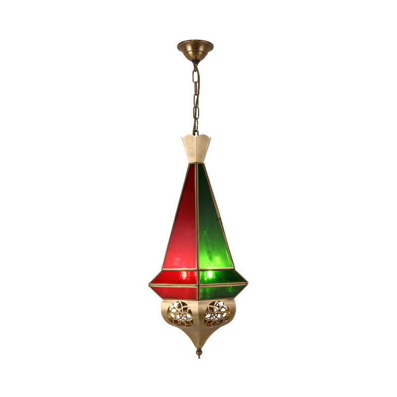 1 pendentif effilé à la tête en laiton arabe en laiton plafonnier plafond avec chaîne réglable