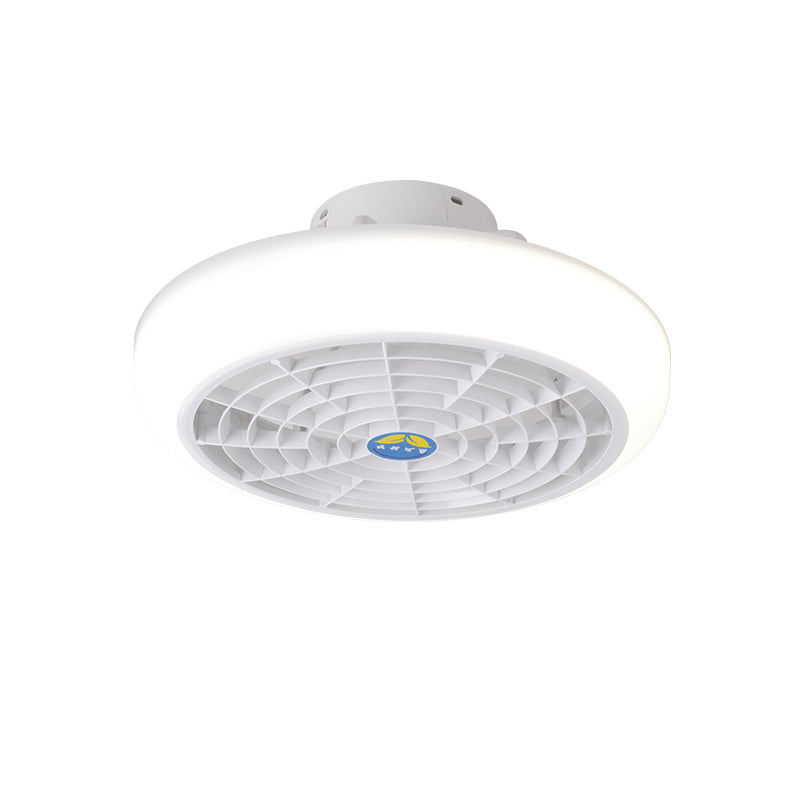 Éclairage de ventilateur circulaire blanc