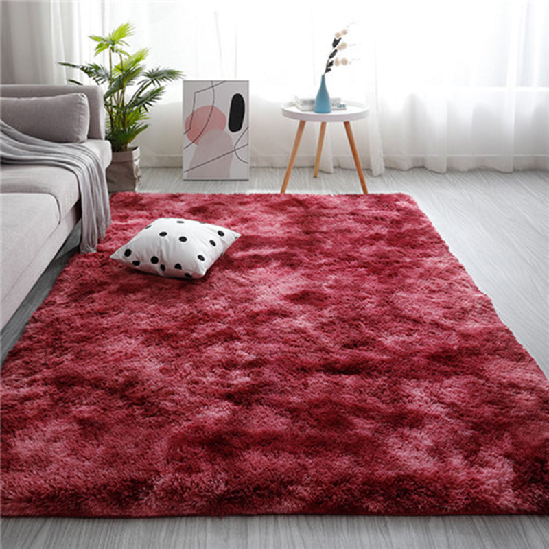 Modern Leopard Print Rug Polyester Shag Indoor Carpet Non-Slip Backing Area Rug for Living Room