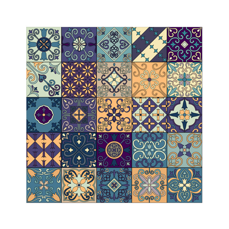 Morocco Geometric Pattern Rug Polyester Area Carpet Stain Resistant Rug for Home Decor