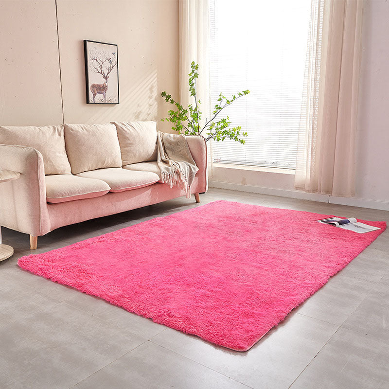 Comfort Solid shag tappeto poliestere tappeto interno tappeto non slip per soggiorno