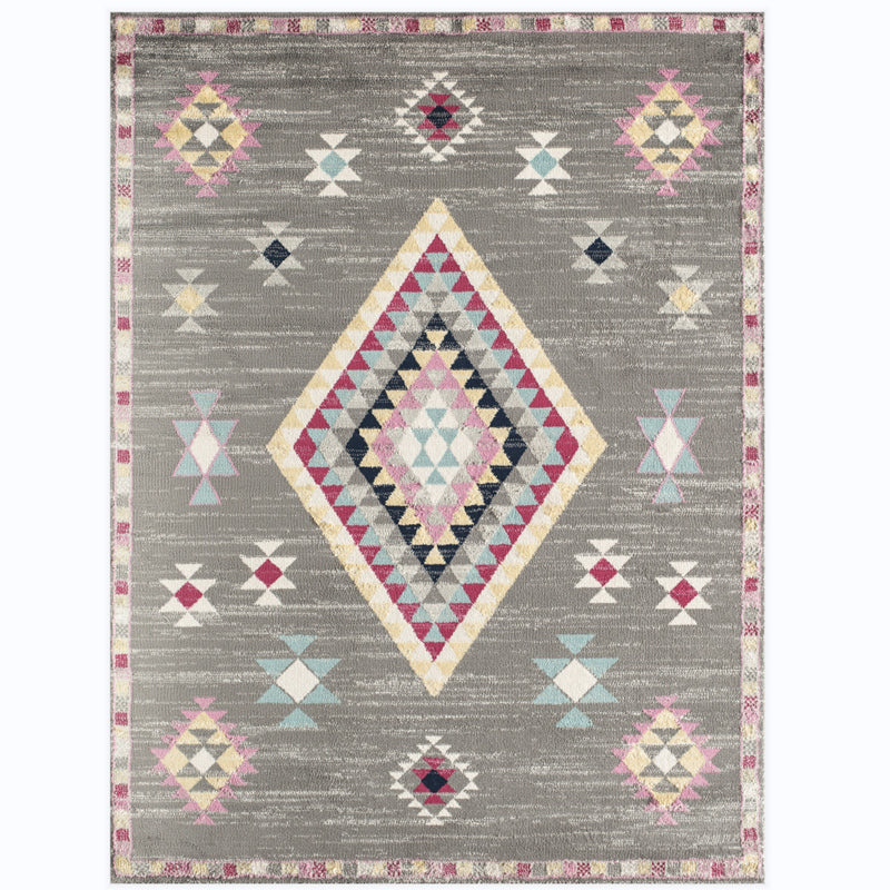 Tradition de tapis traditionnel Tapis tribal Polyester Area Rapier Tacon Risqueur pour la décoration intérieure