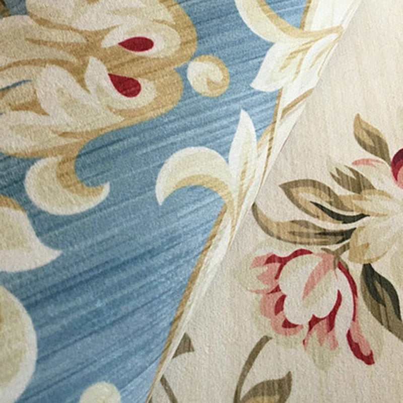 Traditioneller Teppich Wunderschöner, mehrfarbiger Waschmaschinen -Teppichfleck -Widerstandsbereich Teppich für Wohnzimmer