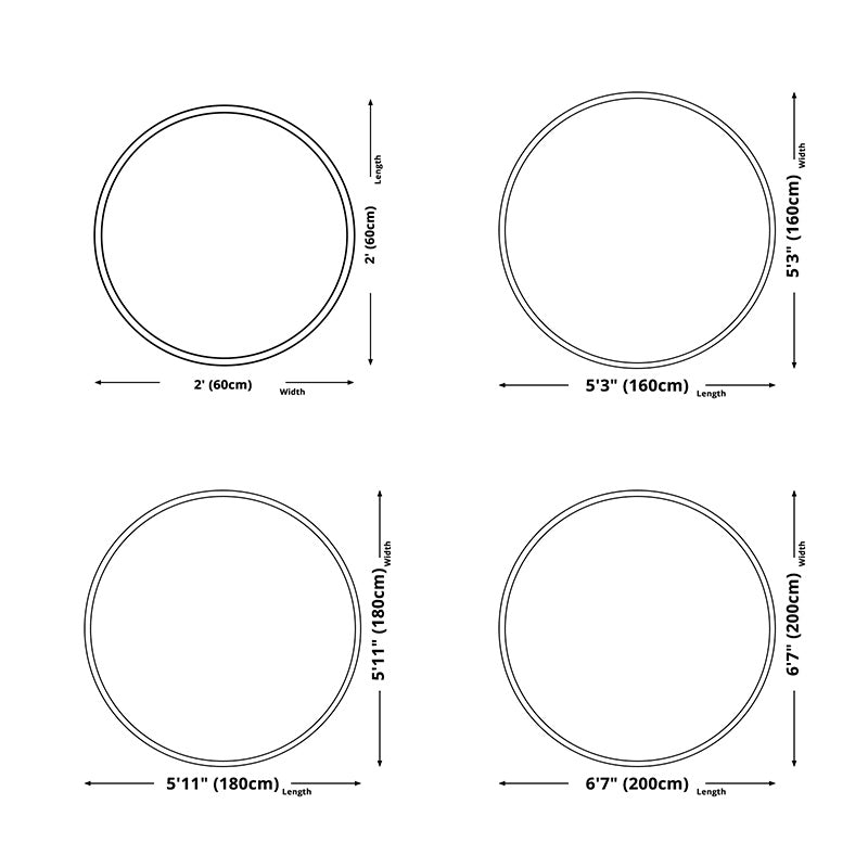 Ronde tribale patroon tapijt polyester Perzisch gebied Tapijt vlekbestendig binnenvleedig voor woonkamer