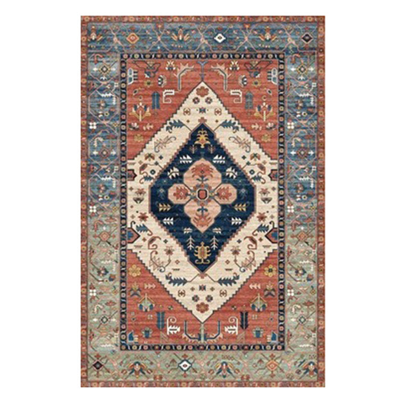 Marokkaanse tribale totem indoor tapijten polyester tapijt vlek resistent gebied tapijt voor woningdecoratie