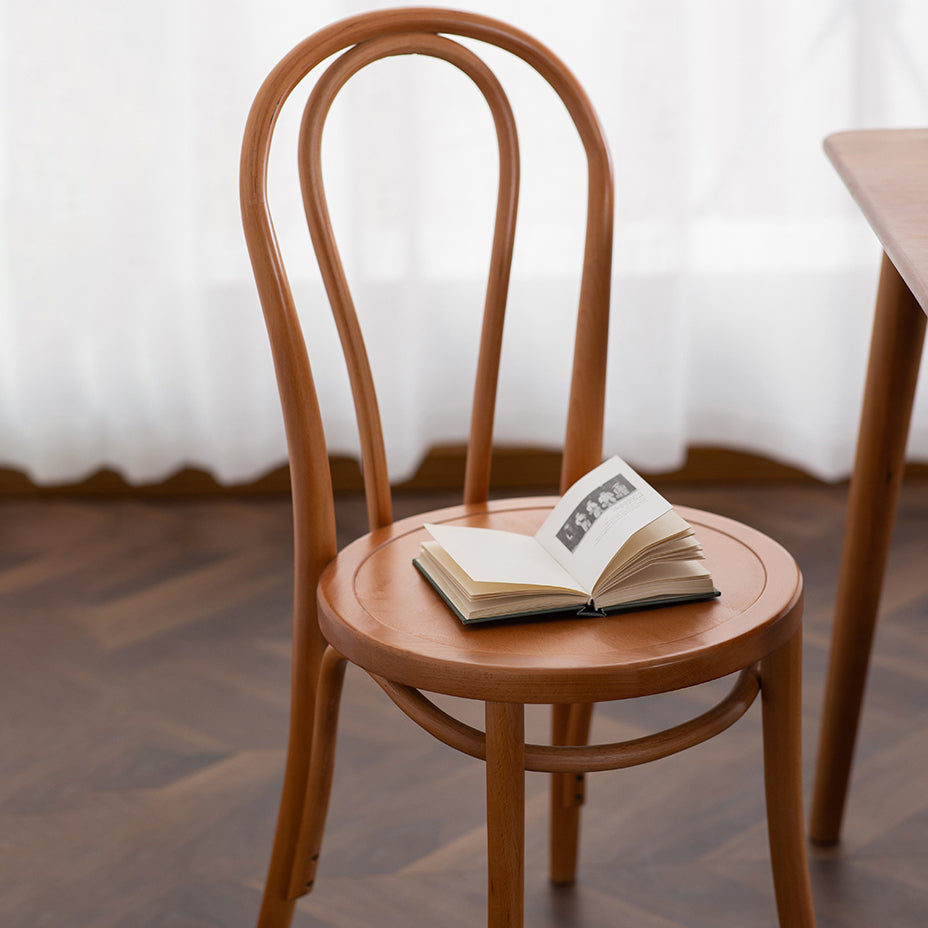 Chaise de salle à manger du côté de style contemporain Beech Wood Windsor