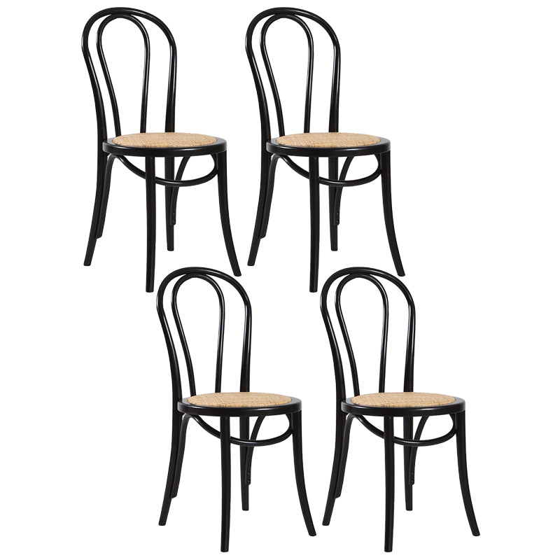 Contemporary Style Beech Wood Chiar Windsor Back Side Kitchen Dining Chair