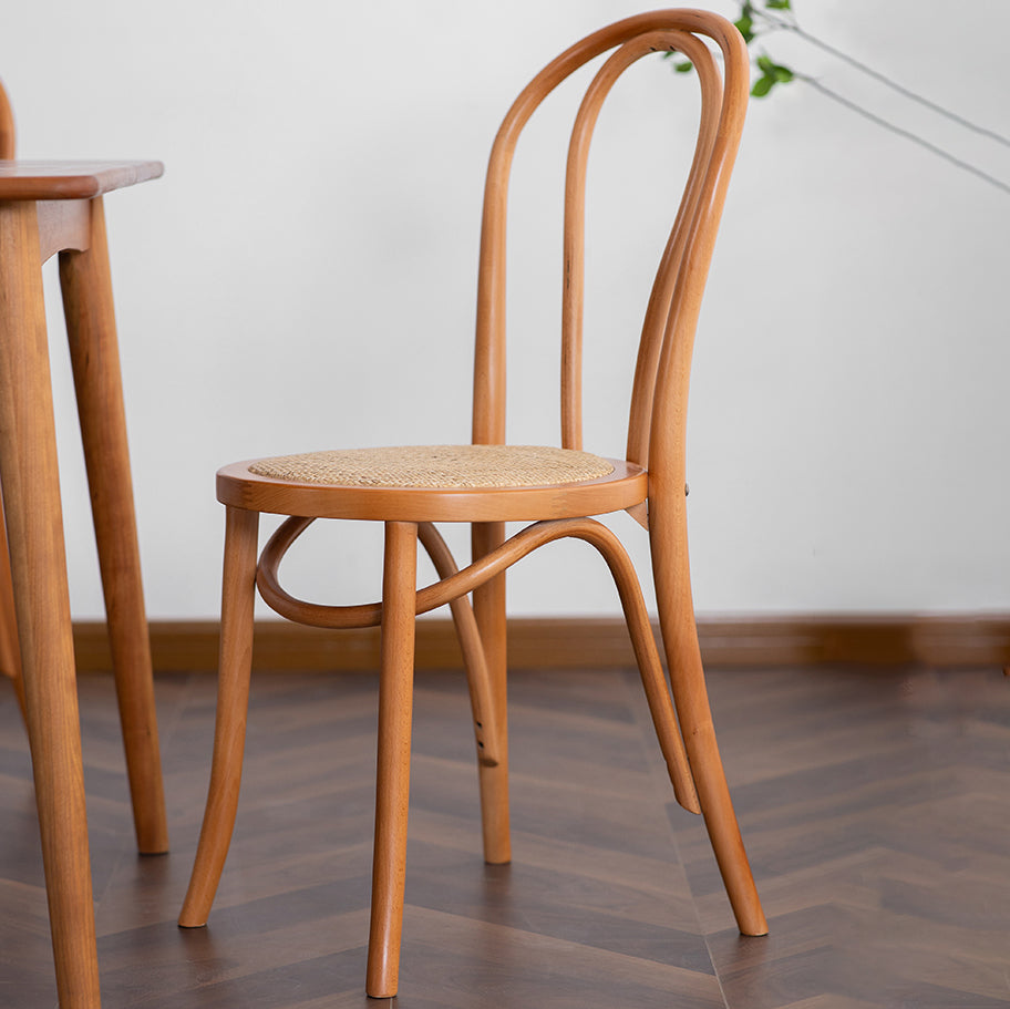 Chaise de salle à manger du côté de style contemporain Beech Wood Windsor