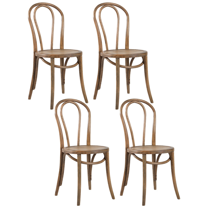 Contemporary Style Beech Wood Chiar Windsor Back Side Kitchen Dining Chair