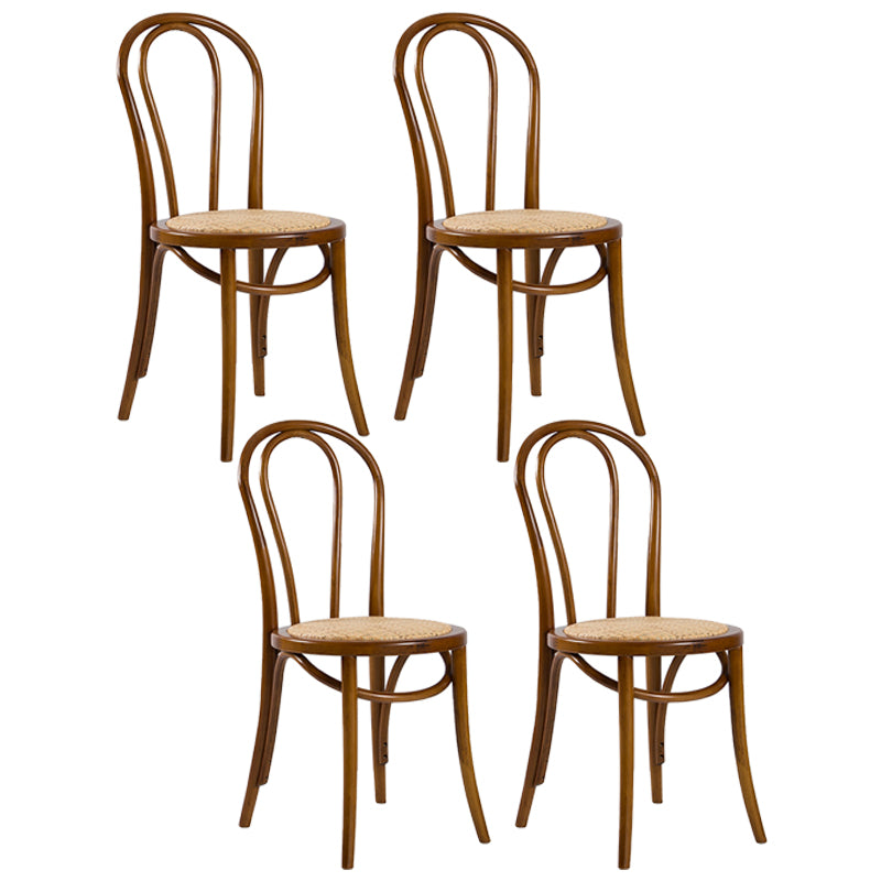 Contemporary Style Beech Wood Chiar Windsor Back Side Kitchen Dining Chair