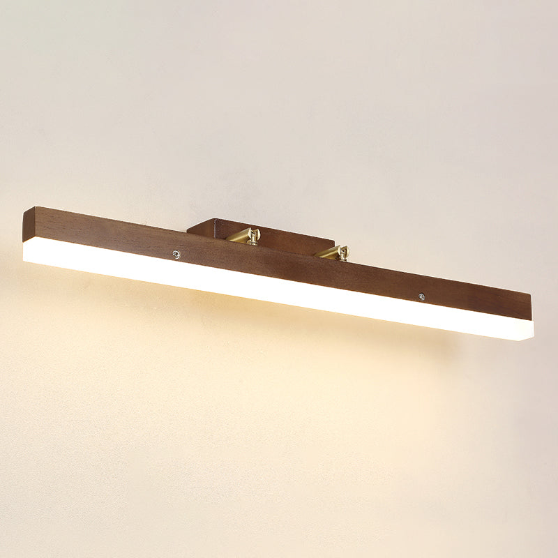 Mirror LED de madera Luz de pared ajustable moderna moderna luz de pared para baño de dormitorio