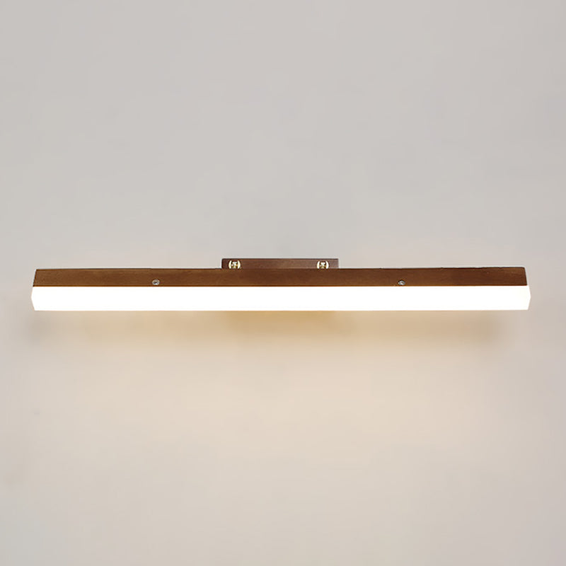 Mirror LED de madera Luz de pared ajustable moderna moderna luz de pared para baño de dormitorio