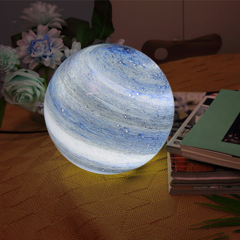 Globe Glass Table Lamp 1-Light Modern Simplicity Style Night Light for Bedroom