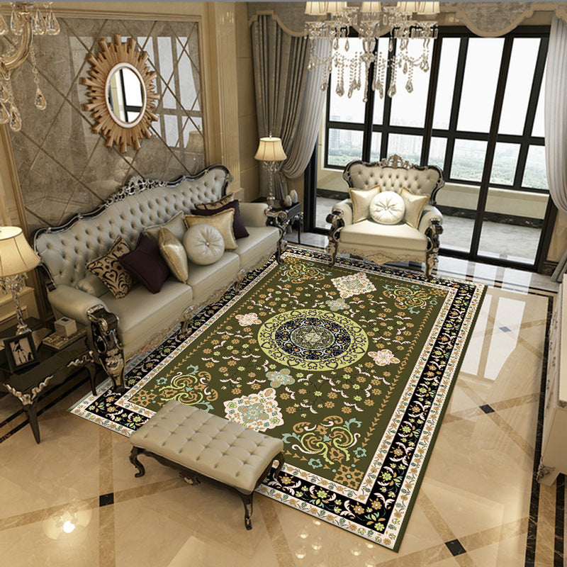 Klassiek medaillon tapijt modern polyester binnen tapijt wasbaar tapijt voor woonkamer