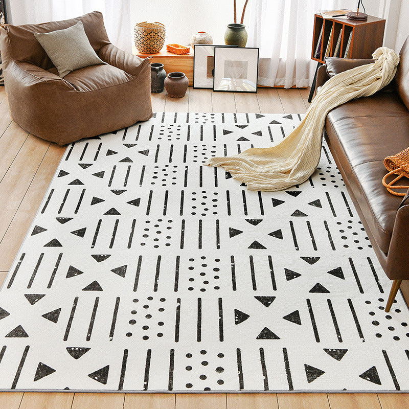 Eenvoud Boheems tapijt tribale patroon tapijt polyester vlek resistent gebied tapijt voor woonkamer