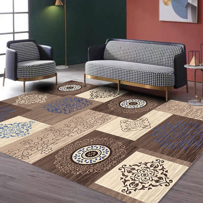 Multicolor boho-chic gebied tapijt polyester tribaal patroon wasbaar gebied Tapijt tapijt voor woonkamer