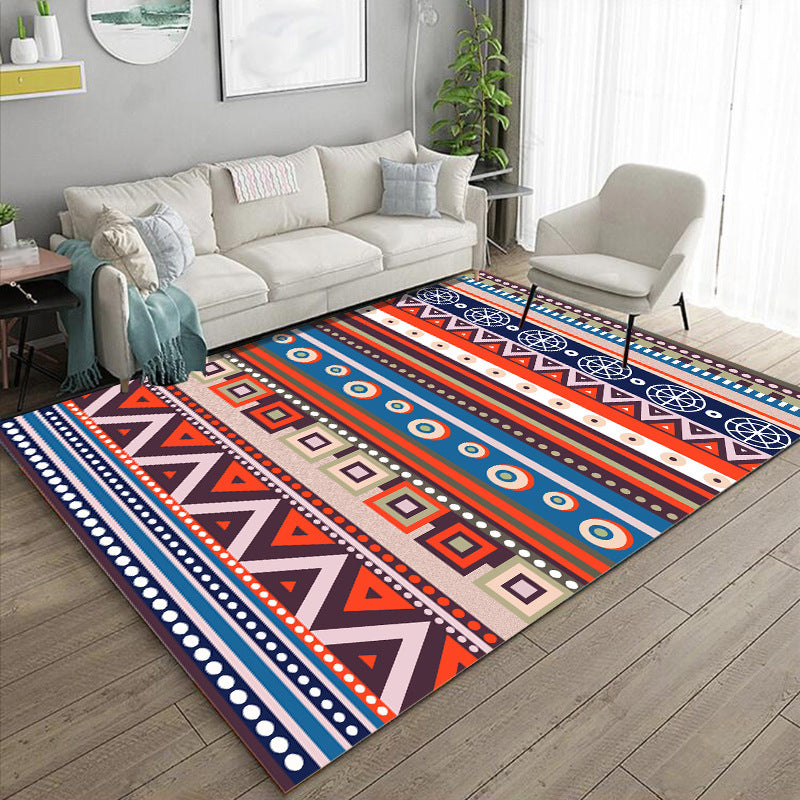 Multicolor Boho-chic gebied tapijt Victoria Tribal Pattern Indoor Rug polyester tapijt voor woonkamer