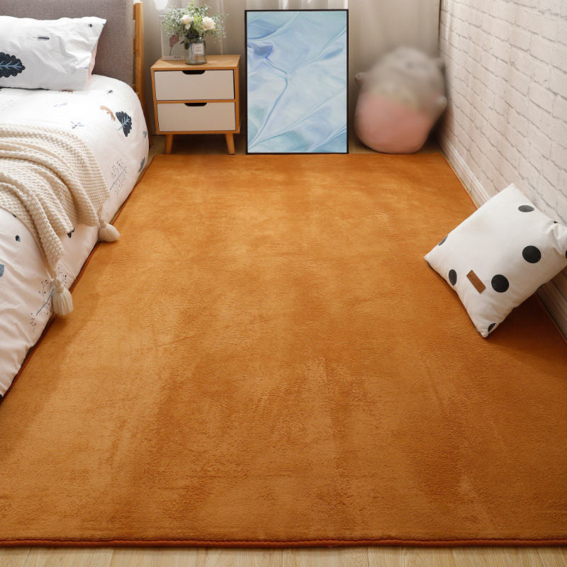 Relajante de alfombra sólida de la alfombra de la alfombra de poliéster alfombra resistente a las manchas alfombra interior para la decoración del hogar
