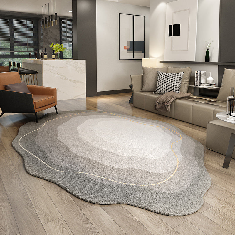 Minimalistische nieuwigheid Rug Modern binnen Tapijten Polyester Stain Resistant Area Teken voor woonkamer