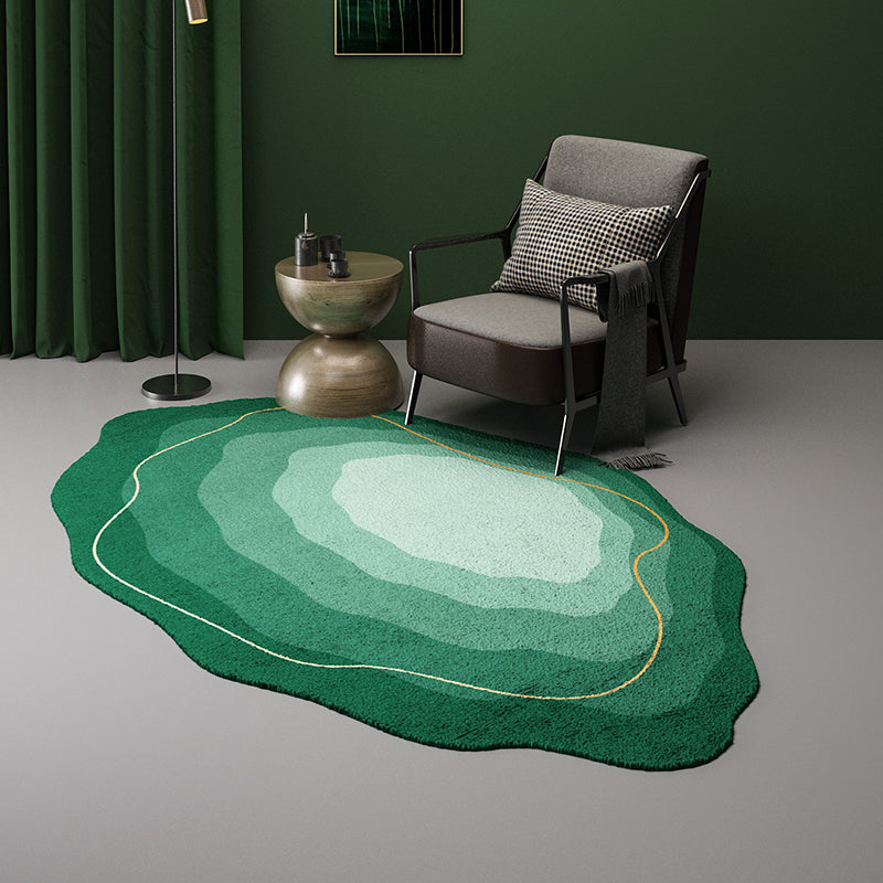 Minimalist Novelty Shape Rug Modern Indoor Rug Polyester Stain Resistant Area Rug for Living Room