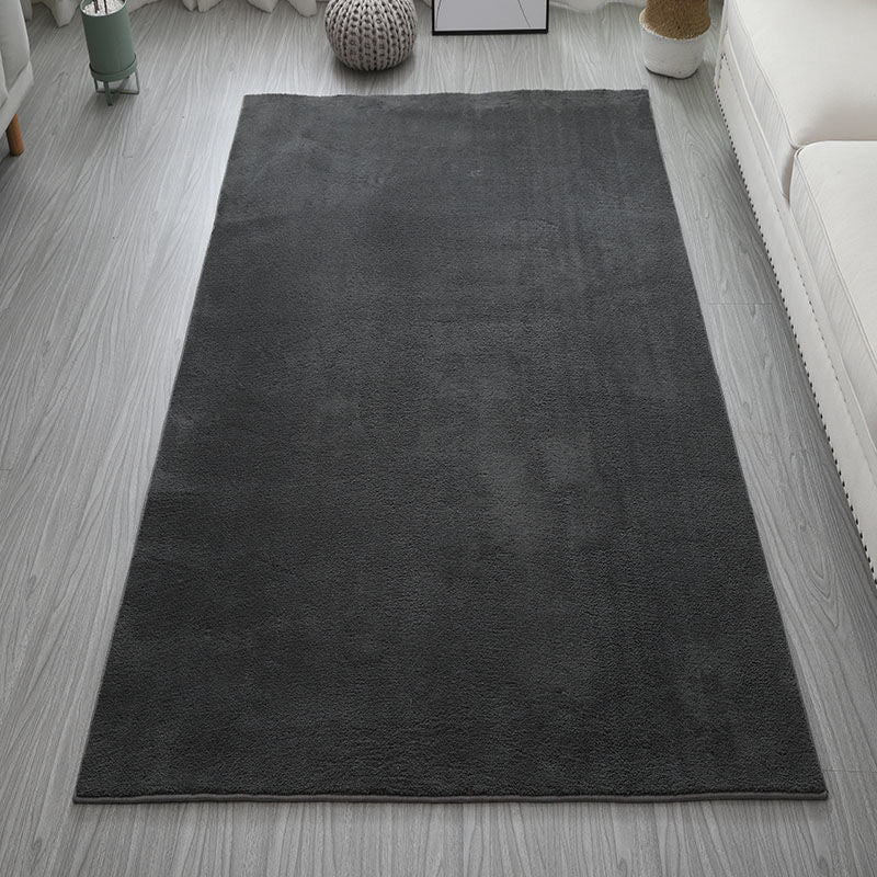 Confort Solid Shag Carpet Polyester Area Tapis Pet Friendly Indoor tapis pour le salon