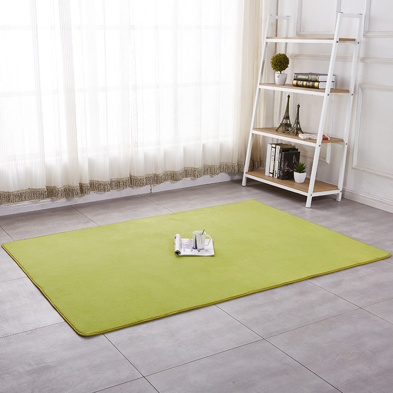 Tappeto per interni area di poliestere con tappeto solido contemporaneo per la camera da letto degli adulti