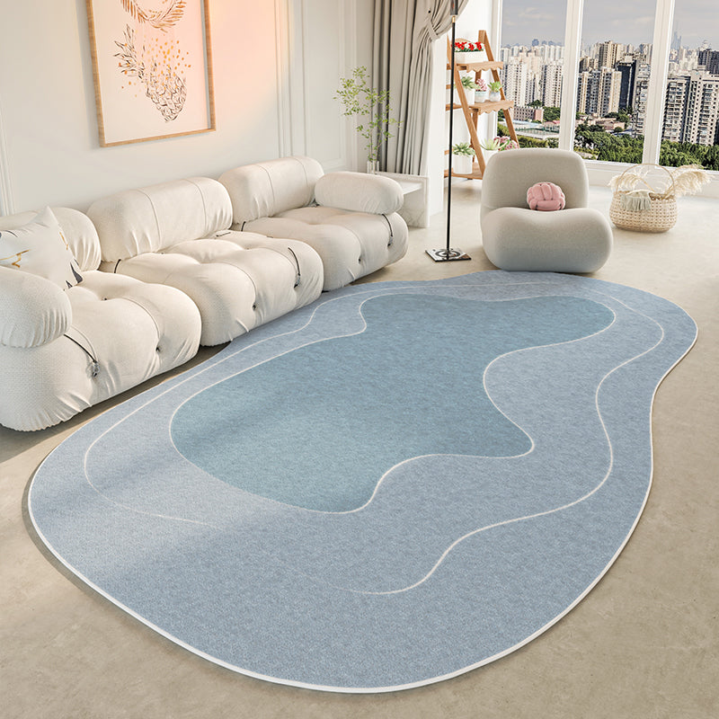 Alfombra de área casual beige alfombra mezclada alfombra lavable para sala de estar para sala de estar