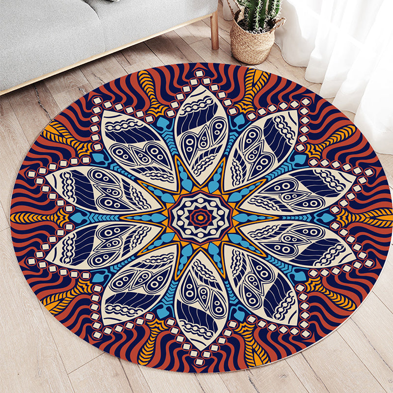 Alfombra gráfica de alfombra bohemia de alfombra bohemia alfombra lavable para decoración del hogar