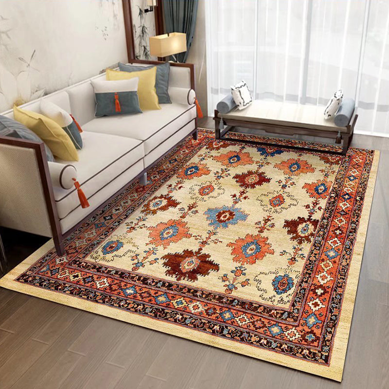 Area du milieu du siècle Raute Classic Floral Print Capt Not Sacking Tapis pour le salon