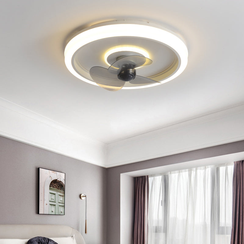 Acrilico Halo Ring Affermazione Light Affermazione Macaron LED Minimalist LED SEMI FLUSH LUCE