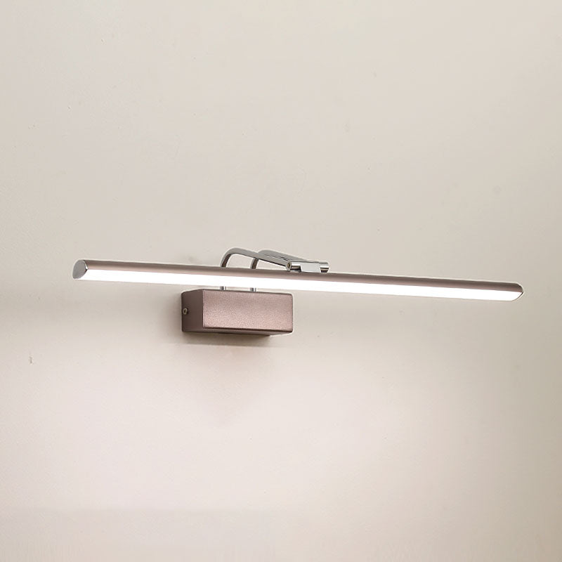 Modern Linear Wall Sconce Lights Metal 1 Light Sconce Light with Acrylic Shade