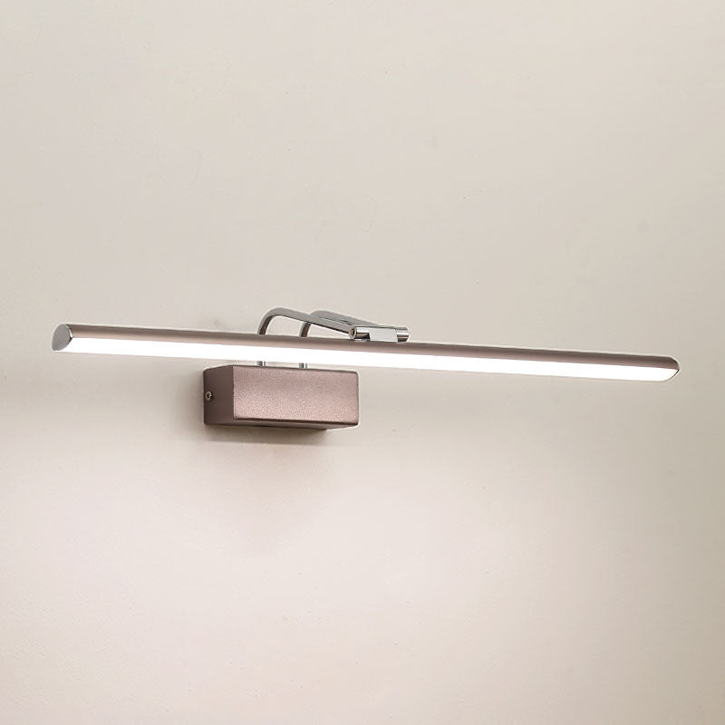 Modern Linear Wall Sconce Lights Metal 1 Light Sconce Light with Acrylic Shade