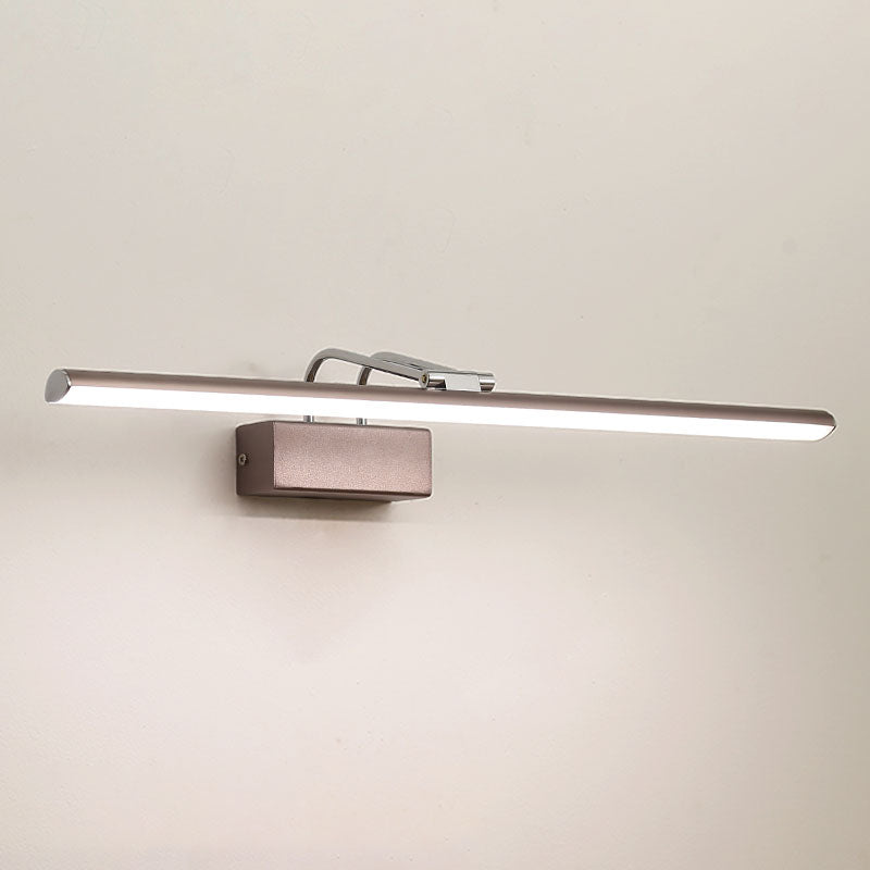 Modern Linear Wall Sconce Lights Metal 1 Light Sconce Light with Acrylic Shade