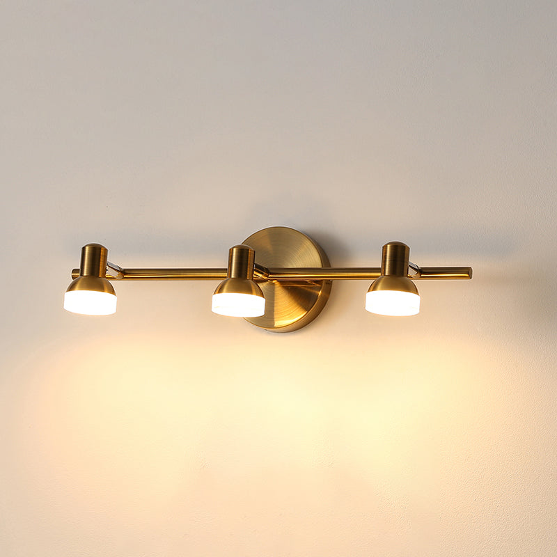 Luz de la plataforma de cono de mediados de siglo Luz de pared de metal Splock con sombra acrílica