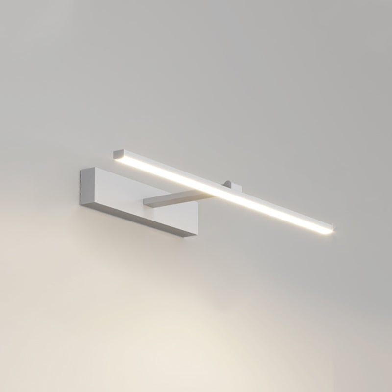 Linear Sconce Light Fixture Modern Metal 1 Light Wall Light Sconce with Acrylic Shade